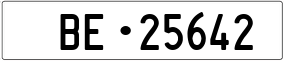 Truck License Plate